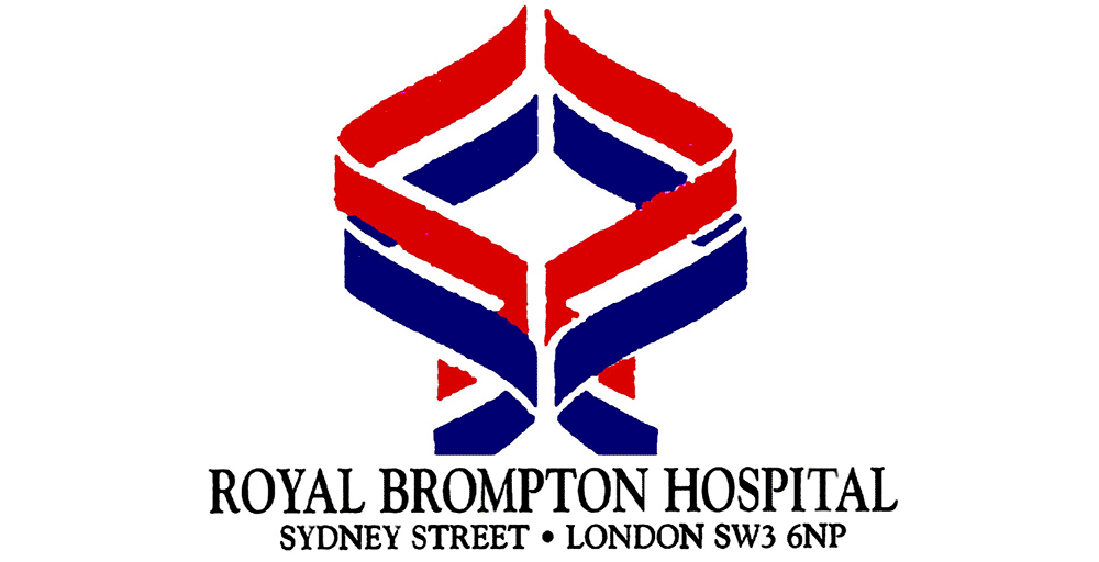 logo of Royal Brompton hospital in London, UK